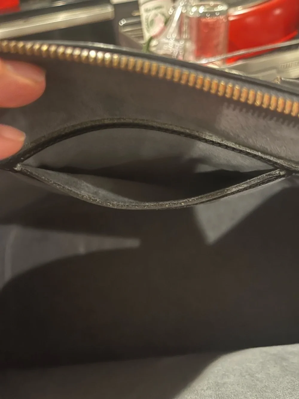 Authentic Louis Vuitton Alma PM - Black Epi Leather (Noir) - Picture 8 of 9